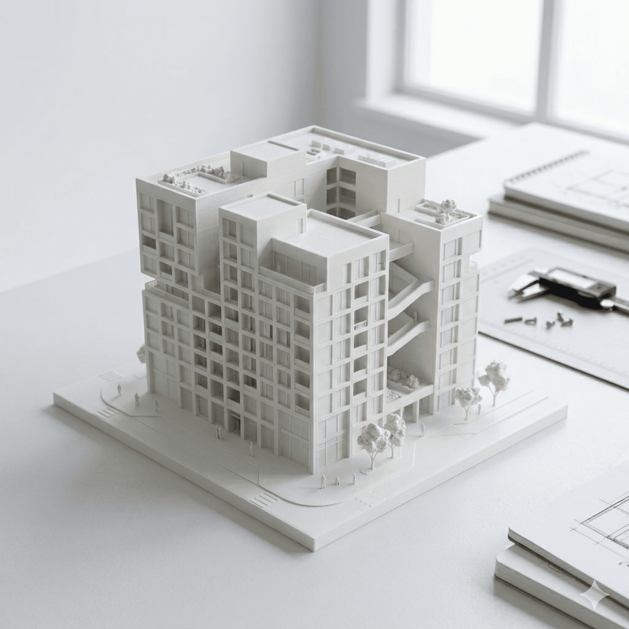 Maqueta arquitectónica impresa en 3D